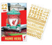 Picture of LIVERPOOL BIRTHDAY CARD INCLUDES STICKERS